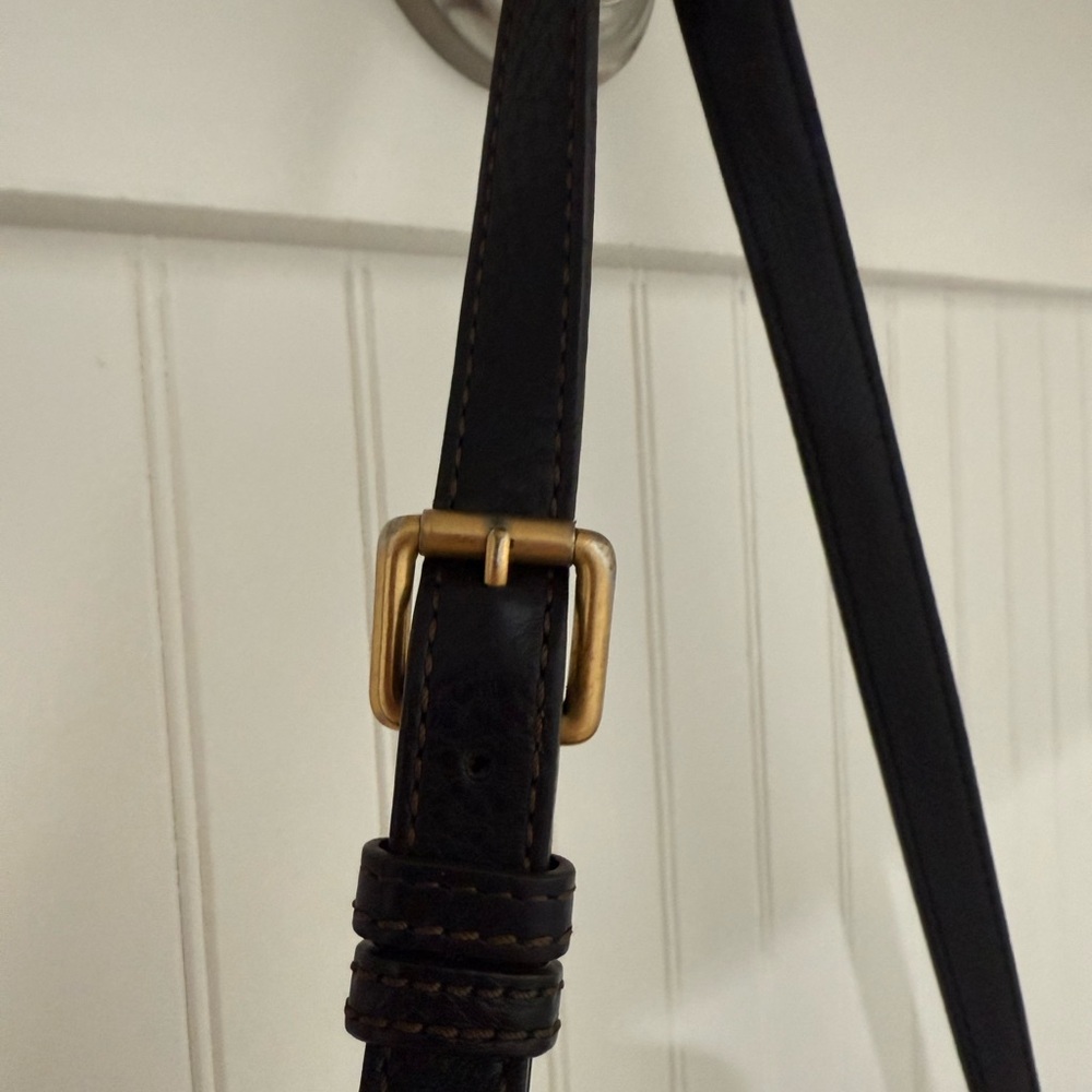 Vintage Dooney & Bourke Black Florentine Large Satchel - Picture 9 of 16